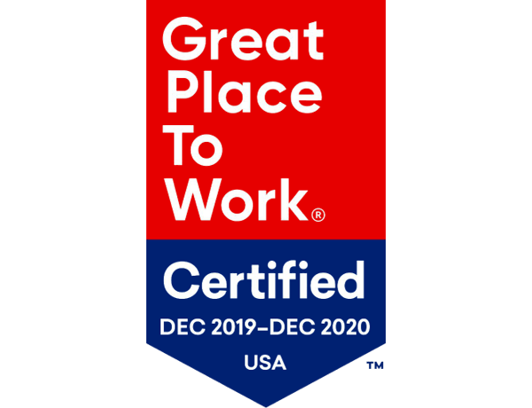 great place to work certified logo