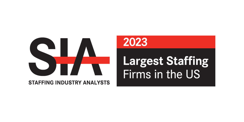 sia largest staffing firm 2023 logo